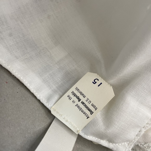 NWT White Baby Bonnet Strap Eyelets Lace 15 - Picture 5 of 5